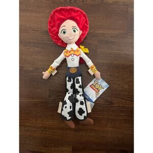 Disney Store Toy Story 4 JESSIE Plush Stuffed Doll NWT Pixar Toy Cowgirl